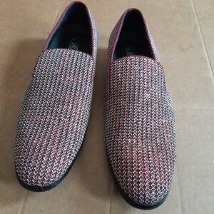 Amali Men’s Emelio Metallic Glitter Formal Slip On Loafer Size 12